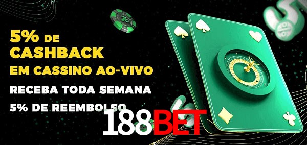 Promoções do cassino ao Vivo 188bet